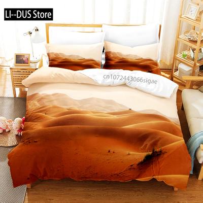 Vulkanisch Beddengoed Set Enkel Twin Full Queen King Size Woestijn Bed Set Volwassen Kind Slaapkamer Dekbedovertrek Sets 3D Print Mannen Vrouwen Cadeau