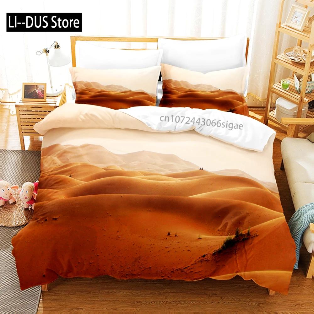 Volcanic Bedding Set Single Twin Full Queen King Size Desert Bed Set Aldult Kid Bedroom Duvetcover Sets 3D Print Men Women Gift