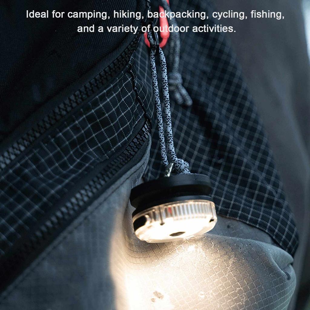 Magnetic Outdoor Camping Atmosphere Light Portable Rechargeable Clip & Hanging Lantern Circle Tent Lamp for Travel Fishing
