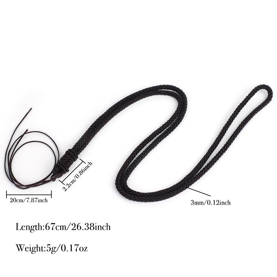Noter New Simple Style Double Loop High End Necklace Rope Handmade Sweater Pendant Hanging Thread Jade Jewelry Accessories