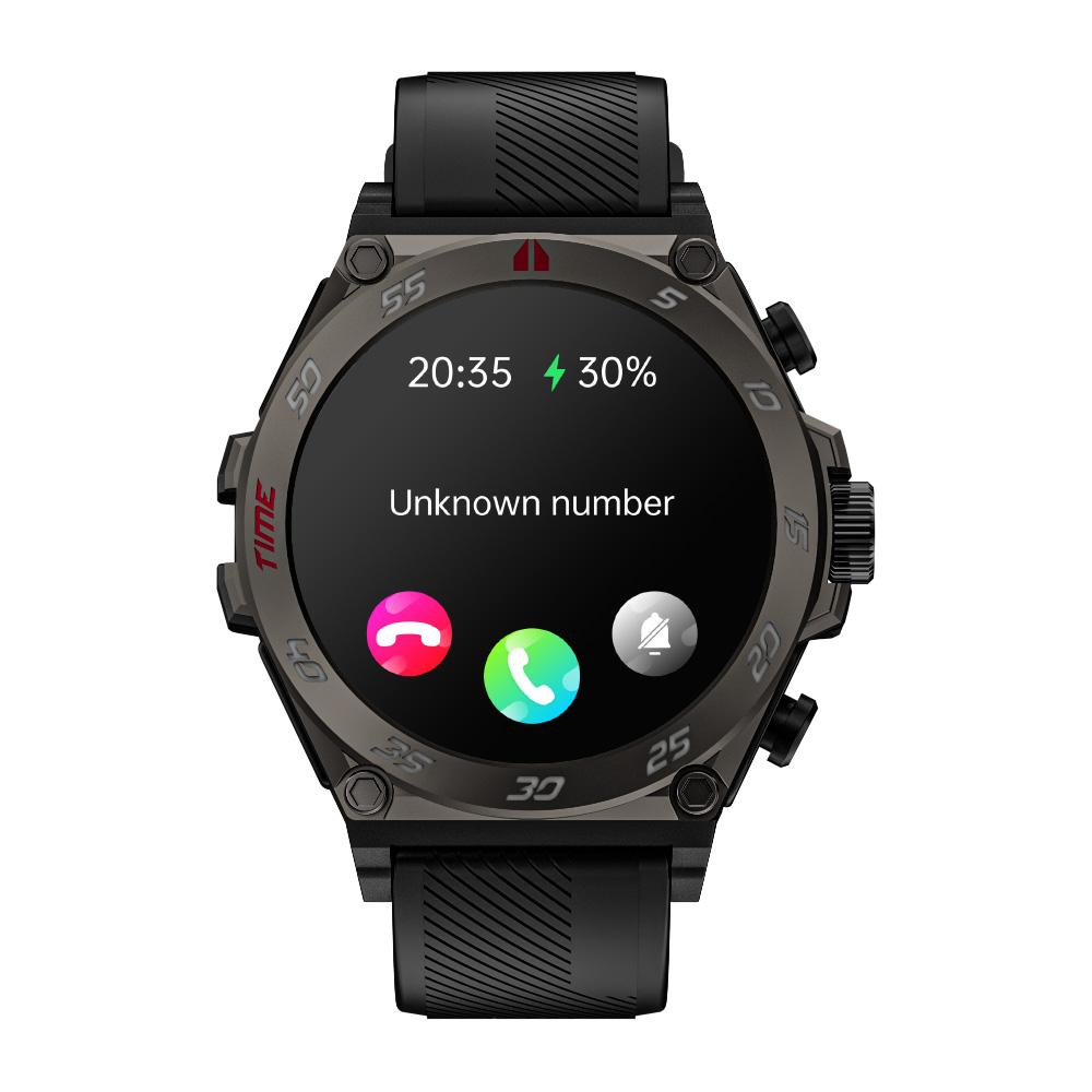 Chytré hodinky Rainbuvvy LC18 TWS 1,53palcové plně dotykové hodinky AMOLED Bluetooth 5.0 s přehráváním místní hudby Dlouhá výdrž baterie Vícejazyčné sportovní hodinky