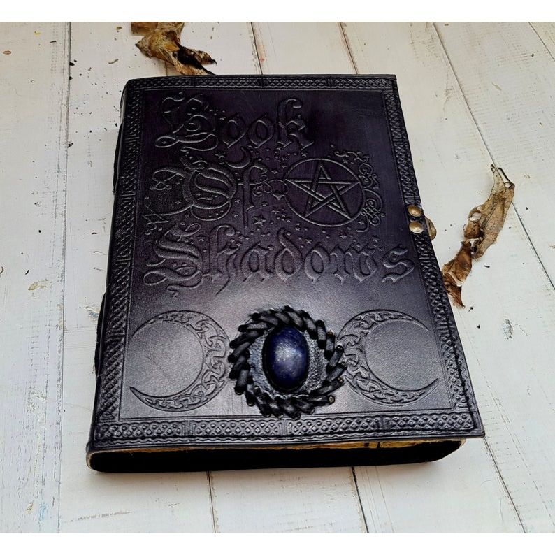 Libro delle Ombre Grimorio in Pelle Diario in Pelle Libro Magico Diario Celtico