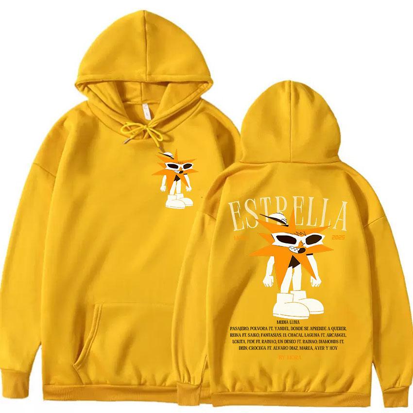 Rapper MORA Tour 2025 Album Merch Ladies Hoodie Retro Aesthetic Pullover Sweatshirt Y2K Fashion High-quality Hoodie