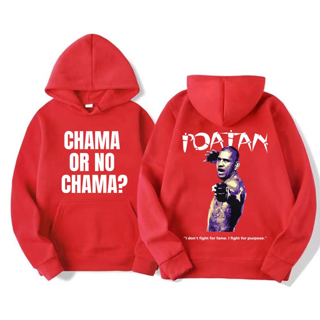 Alex Pereira Poatan Hoodies Men's Clothes Fashion High Street Sweatshirts Casual Fleece Long Sleeve Pullovers