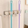 Clip Design Wall Mounted Mop Clip Plastic Broom Hook Mop Broom Organizer Rack  Household Storage