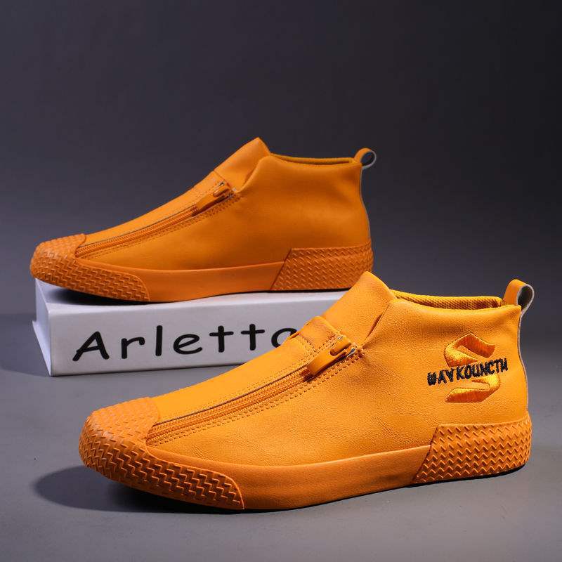 

Мужская обувь хлопковая обувь осенне-зимняя обувь мужская модная обувь 2025 новая бархатная мужская повседневная кожаная обувь термообувь ботинки Мартин 44