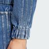 Adidas Originals Premium Essentials Track Top Soft Loose Denim Jacket Women Jacket Light-Blue IW5762