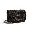 2024 A/W Women's Tweed Chain Underarm Shoulder Bag - High-End Small Square Crossbody