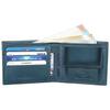 WildHorn Leather Wallet, Keychain & Pen Combo I Gift Hamper for Men (Blue Crunch)