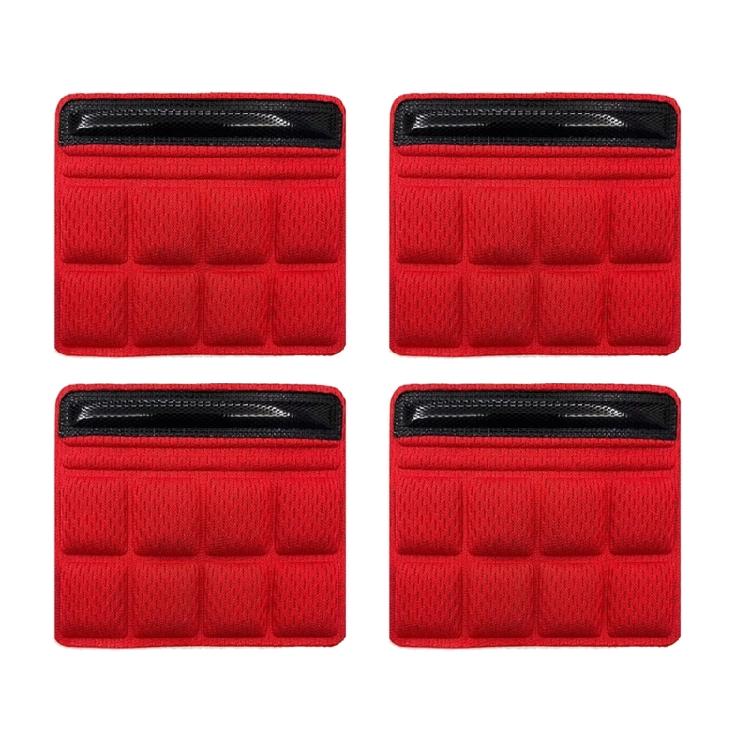 Ventilated Helmets Sponge Inserts Foam Cushion with Secure Chin Support for Long Distance Bikers Summer Riding, 4 Pack