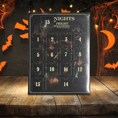 2025 Halloween Advent Calendar 7/15/31-Day Halloween Countdown Calendar with Collectible Eerie Figurines Gift Box Halloween Gift