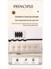 Corduroy Triangle Headboard Cushion - Soft Upholstery, Large Washable Lumbar & Backrest Pillow for Double Bed