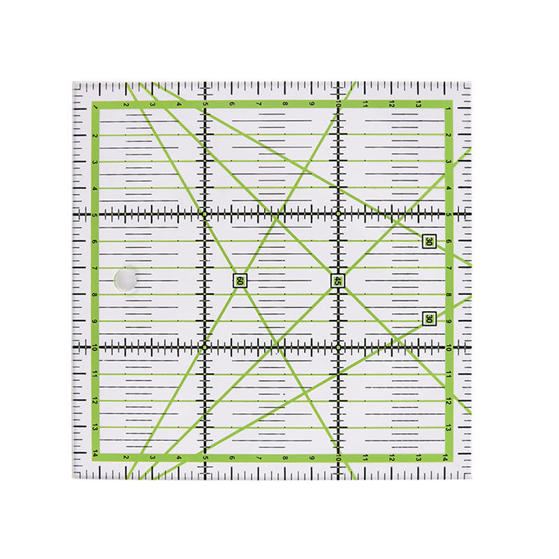 15*15Cm Transparent Quilting Sewing Patchwork Ruler Cutting Tool Tailor Diy