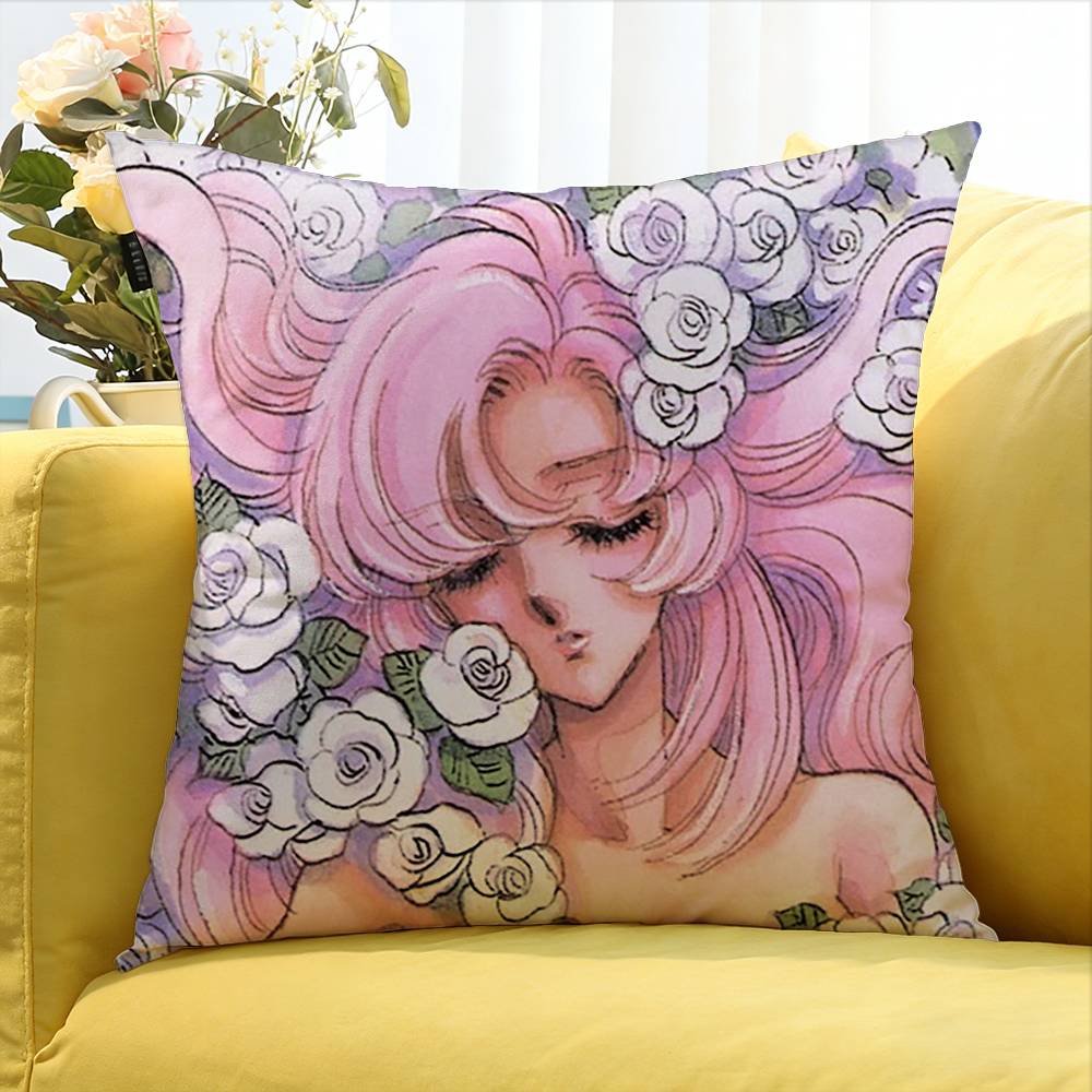 Anime Revolutionary Girl Utena Various Sizes Square Pillow Case For Car Home Bedchamber Decor