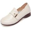 Fashion AIYUQI Ladies Shoes Wdges 2024 New Fall Casual Genuine Leather Mom Shoes Women Round Toe Large Size Women's Shoes