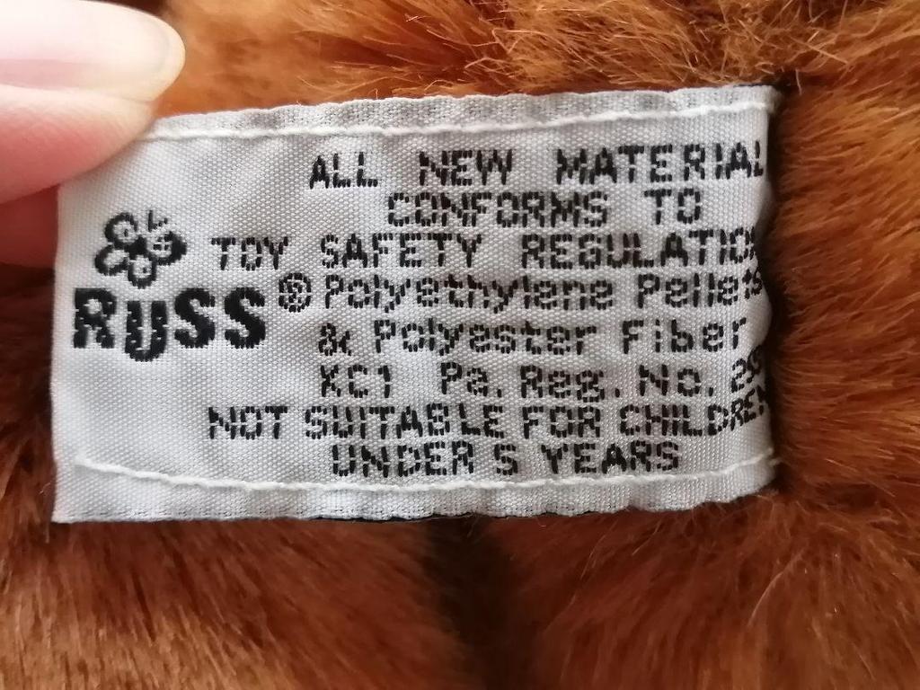 [USED] Teddy Bear Russ Berrie Bromley