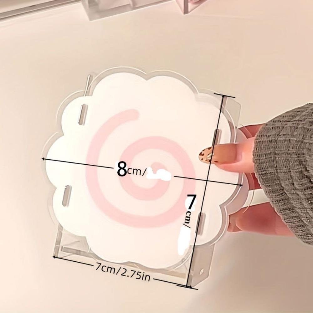 

Sweet Pen Holder Korean Style Desktop Organizers Box Cosmetic Brush Student Stationery Storage Box Home Office Supplies белый