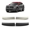 For Nissan Kicks 2025 2026 stainless steel Built-in Rear Bumper Protector tailgate door Sill Trunk Tread Plate Trim Accessories