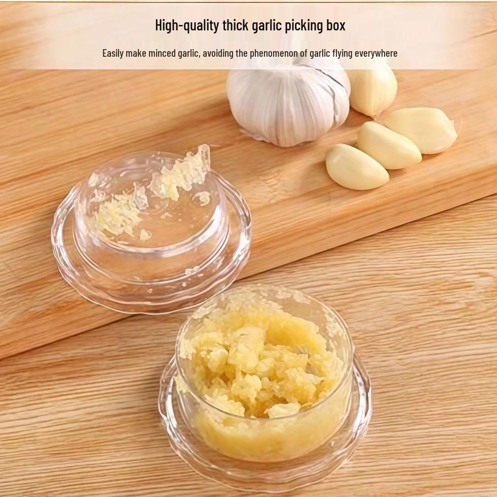 Rotating Garlic & Ginger Mincer: Manual, Efficient, Time & Labor-Saving Press Box