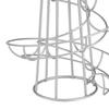 Spiralny Stojak na Jajka Spiralny Skelter na Jajka Dozownik Wielofunkcyjny Metalowy Spiralny Koszyk na Jajka Półka do Przechowywania Jajek na Blat Kuchenny