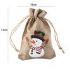 Party Wedding Drawstring Pouch Christmas Ornament Candy Bags Christmas Decorations Storage Bags