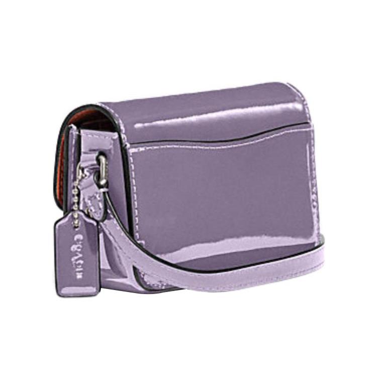 New COACH Studio Cow Leather Shoulder Bag Crossbody Bag Mini Women's Purple CE762-LHVHM