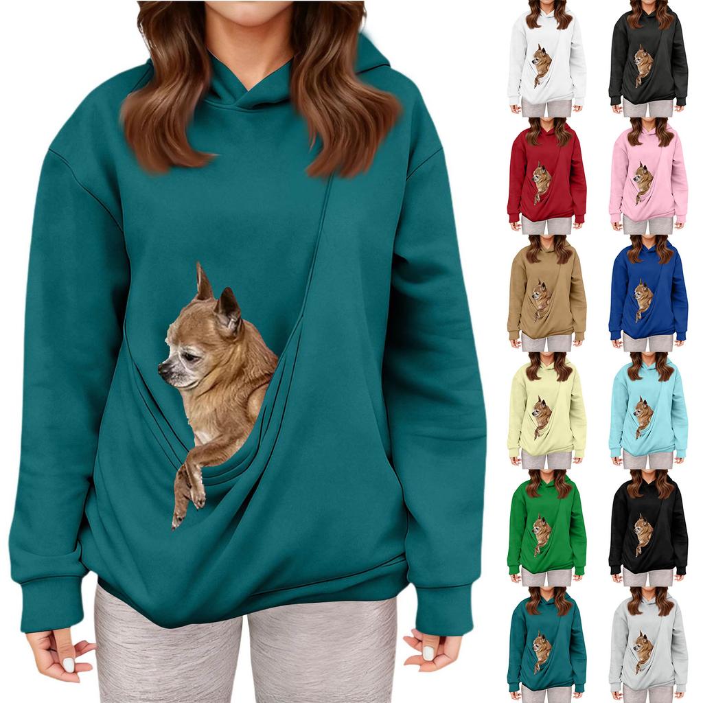 Women's Fashion Daily  Casual  Hoodie Long Sleeve Top