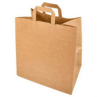 Paper Bag With Flat Handle 32 X 22 X 25 50 Pcs