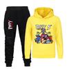 Poppy playtime children's hooded sweatshirt trousers casual sports suit 5707