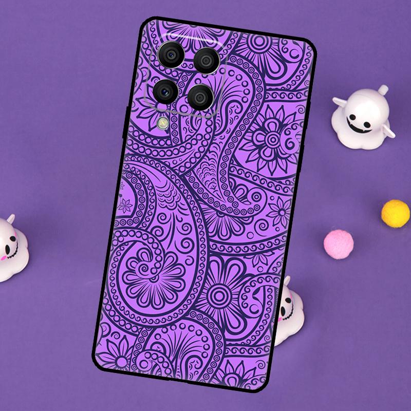 Bandana Paisley Pattern Art Cover For Samsung Galaxy M20 M30s M33 M13 M23 M53 M15 M55 M31 M51 M14 M34 M54 M32 M52 Case