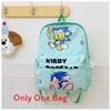 Sonic Cartoon Letter Kids Lightweight Nylon Backpack For Daycare And Travel