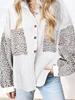 New Autumn Leopard Print Women's Shirt Collared Hole Casual Jacket