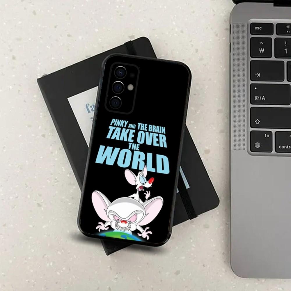 P-Pinky And The Brain Cartoon Phone Case For Samsung S24,S21,S22,S23,S30,Ultra,S20,Plus,Fe,Lite,Note,10,9,5G Black Soft Cover
