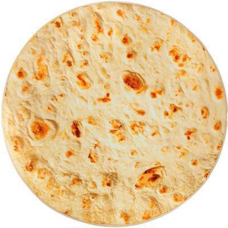 Funny Flannel Baby Wrap Blanket With Matching Hat Soft And Cozy Tortilla Cabbage Egg Roll Fried Egg Watermelon And Pizza Styles