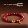2025 Jadeite Green Jade Rabbit Bracelet: High-End Chinese Style, Year of the Snake, Elegant Women's Niche Beaded Design