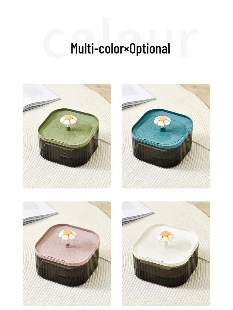 Smart Pet Water Fountain with Automatic Circulation and Filtered Flow for Cats and Dogs