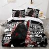 Death Note Bedding Set Single Twin Full Queen King Size Bed Set Adult Kids Bedroom Duvet Cover Sets 3D Print Anime Death Note741