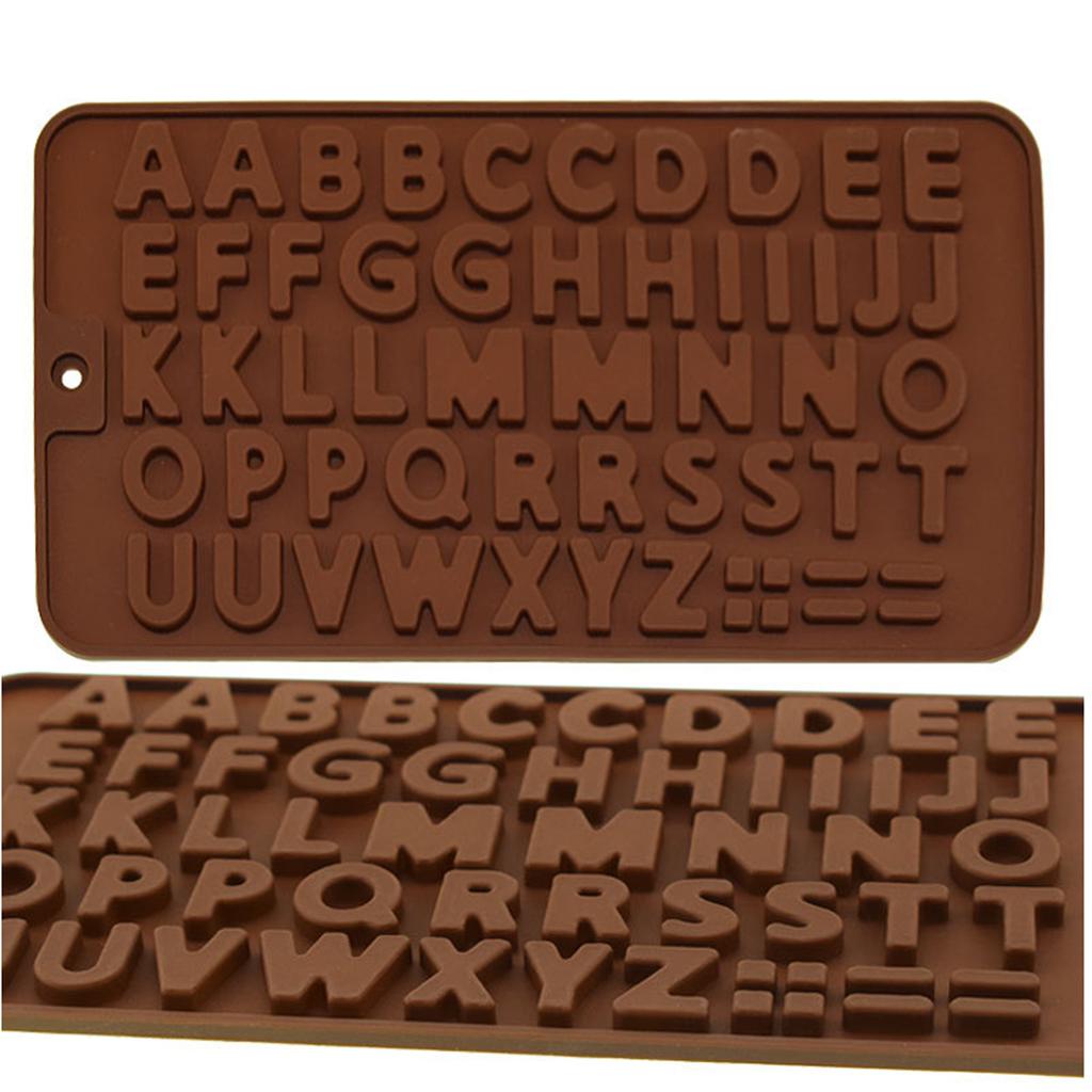 Silicone For Chocolate, Cake, Jelly, Pudding, Alphabet Shape