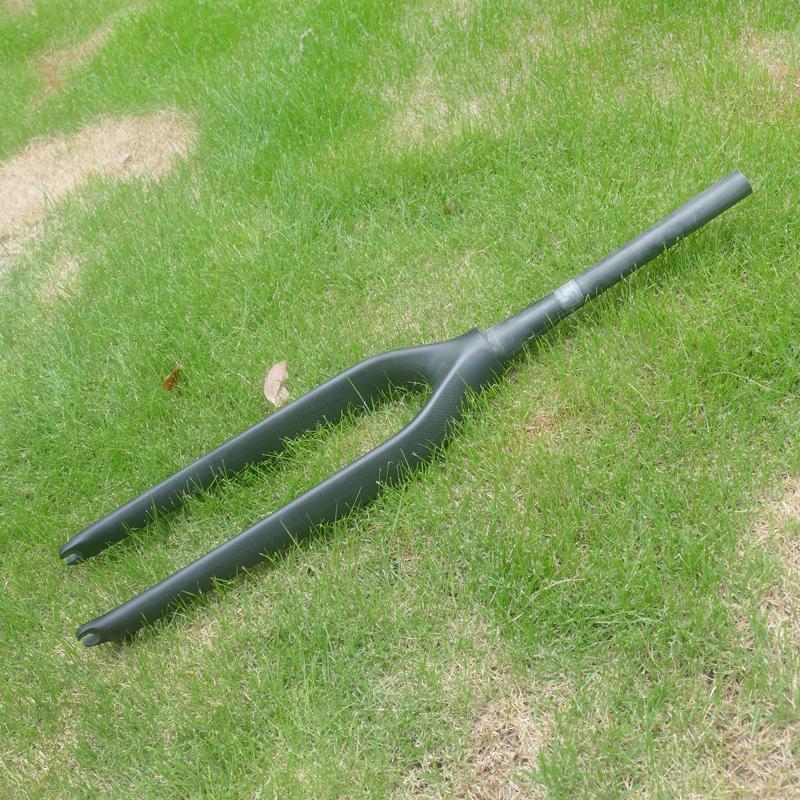 Fourche VTT Carbone Intégral 3K Mat 29 pouces Fourche Vélo de Montagne 29" pouces Frein à Disque conique 1-1/8 à 1-1/2 Fourche Libération Rapide Fourche VTT QR