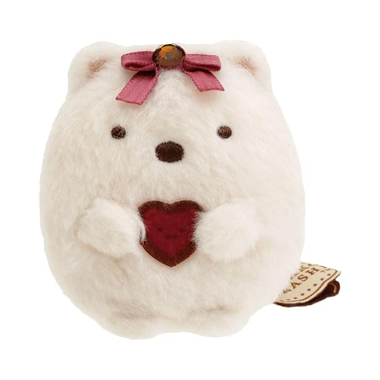 San-X Sumikko Gurashi "Kissa Sumikko Chocolate Fair" Chocolate Sumikko Tenori Plushie Shirokuma MO96