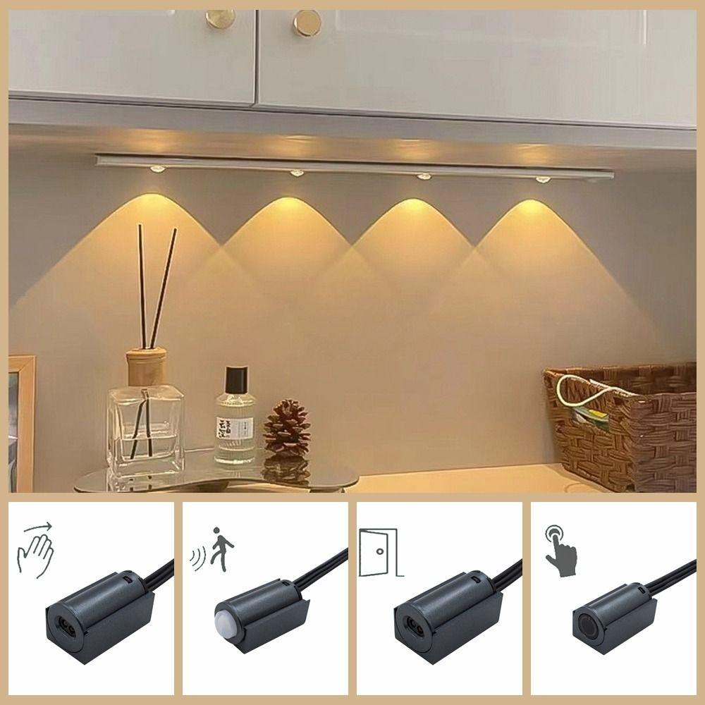 Touch Motion Hand Sweep Sensor Switch ABS Lamp IR on-Off Removable Sensing on-Off  Cabinet