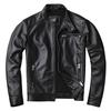 Real Leather Jacket Men's Calf Leather Short Style Handsome Stand Up Collar Motorcycle Single Leather Jacket Jacket