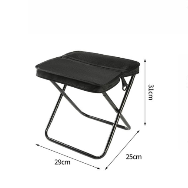 Mini Składany Stołek z Torbą do Przenoszenia Przenośny Lekki Wytrzymały Zewnętrzny Kemping