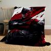 1pc Batman Red Death Mask Outdoor Blanket - Throw Blanket, Soft , Flannel Blankets, Living Room, Travel, Camping-1102071