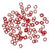 50Pcs Iron Spray Painted Opening Ring Jump Ring For DIY Necklace Bracelet Jewelry Making Craft Accessories