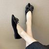 Fashion Pointed Toe Elegant Party With Heel Women's Flat Shoes Sexy 2025 Summer Low Price Korean Style Slip On Trend Y2k Ladies Footwear