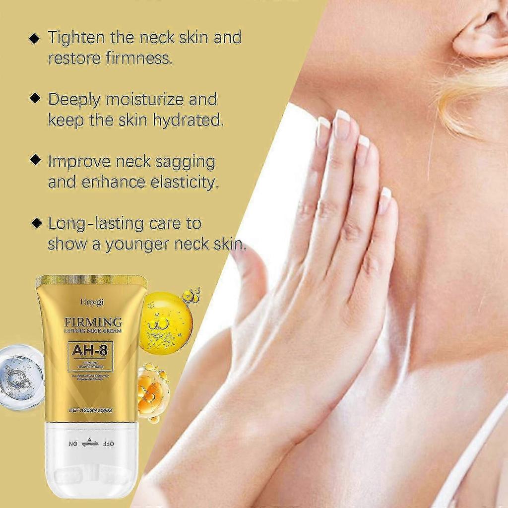 AH-8 Firming Neck Cream + Electric Massage Eye Cream, Neck-Eye Care Tightening & Revitalizing Set, Eye & Neck Treatment, Smooth of Fine Lines 25-26