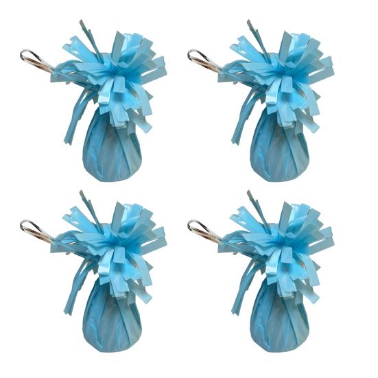 4Pcs Golden Metallic Balloon Weights Holder Reusable Non-Slip Balloons Pendants Graduation Party Christmas Wedding Decoration