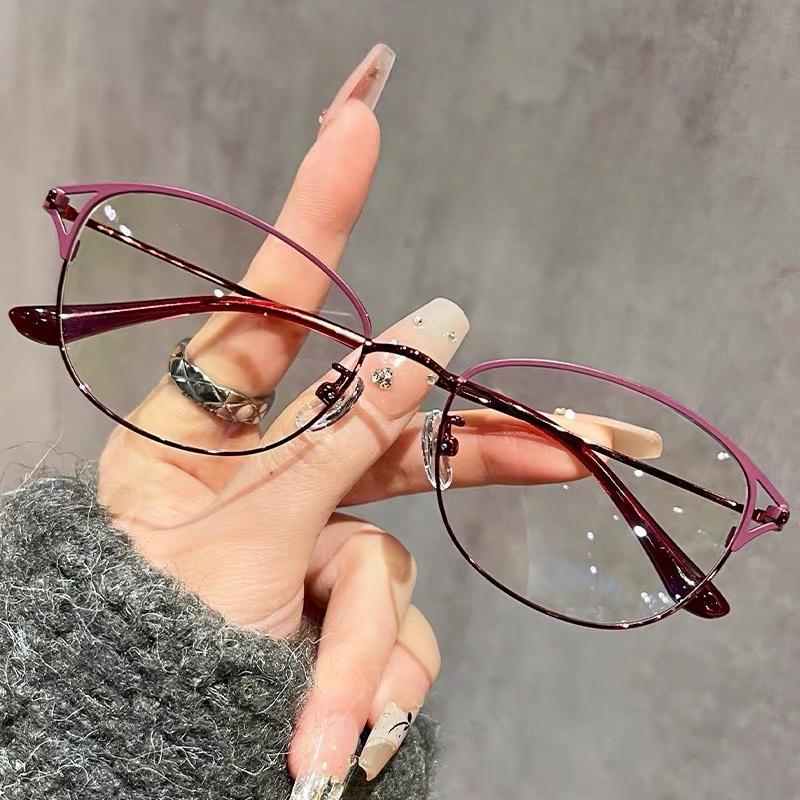 Women Elegant Cat Eye Reading Glasses Vintage Classic Ladies Far Sight Eyeglasses with Plus Diopter Men Retro HD Hyperopia