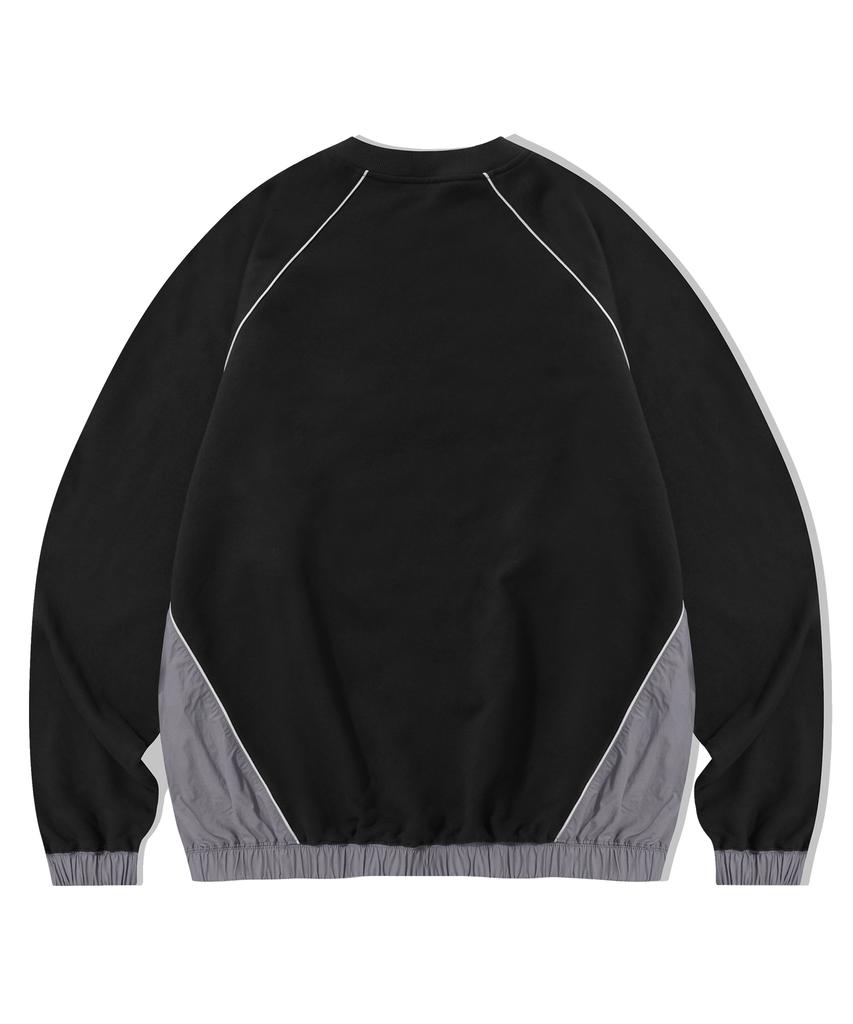 FILLUMINATE Piping Circle Logo Sweatshirt - Black